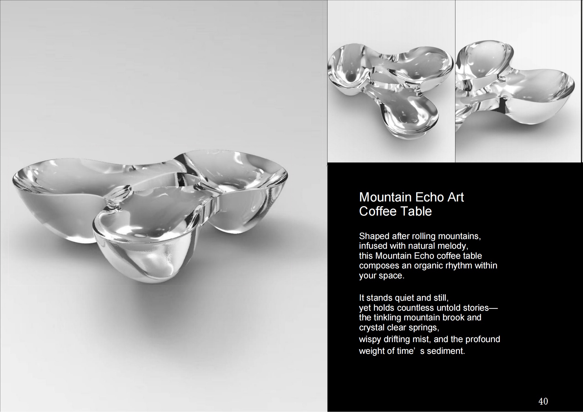 Mountain Song Art Coffee Table